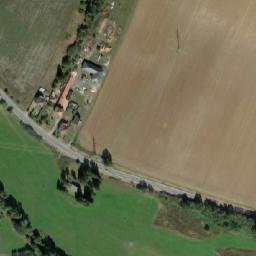 Satellite imagery of [Žákava] church t., CZ