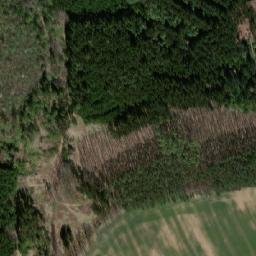 Satellite imagery of Stříbrný [Lazsko] chapel sanctus t., CZ