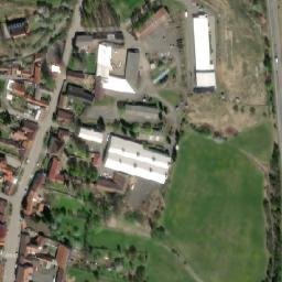 Satellite imagery of [Milín] church t., CZ