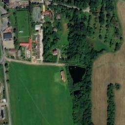Satellite imagery of Václavka [Votice] church outlook t., CZ