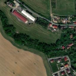 Satellite imagery of [Křivsoudov] church t., CZ