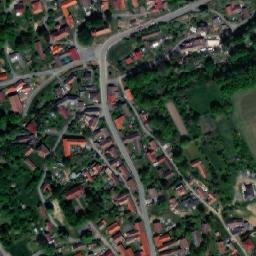 Satellite imagery of [Křivsoudov] church t., CZ