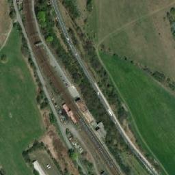 Satellite imagery of Vitka [Brněnec] former textil factory chimney, CZ