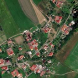 Satellite imagery of [Partutovice] water t., CZ