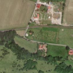 Satellite imagery of [Mankovice] church t., CZ