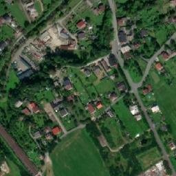 Satellite imagery of [Bystřice nad Olší] catholic church t., CZ