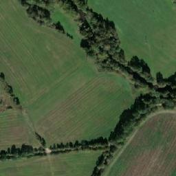 Satellite imagery of [Žákava] church t., CZ