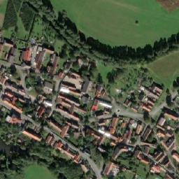 Satellite imagery of [Žákava] church t., CZ