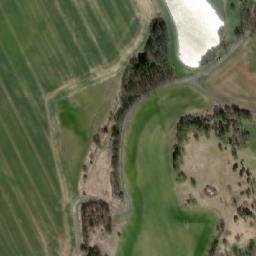 Satellite imagery of Stříbrný [Lazsko] chapel sanctus t., CZ