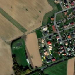 Satellite imagery of [Křivsoudov] church t., CZ