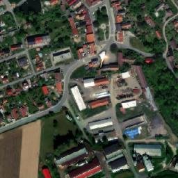 Satellite imagery of [Křivsoudov] church t., CZ