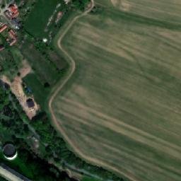 Satellite imagery of [Křivsoudov] church t., CZ