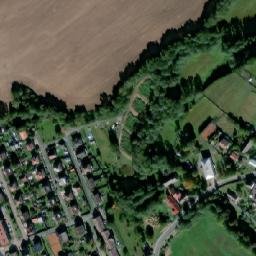 Satellite imagery of [Dolní Město] church sanctus t., CZ