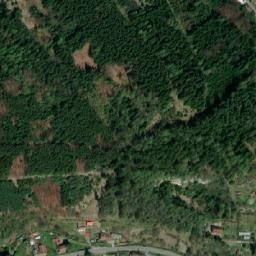Satellite imagery of Vitka [Brněnec] former textil factory chimney, CZ