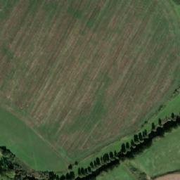 Satellite imagery of [Žákava] church t., CZ