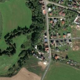 Satellite imagery of [Žákava] church t., CZ