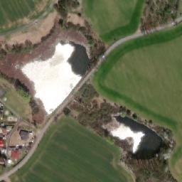 Satellite imagery of Stříbrný [Lazsko] chapel sanctus t., CZ