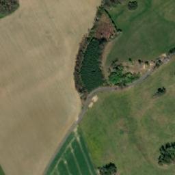 Satellite imagery of [Nedrahovice-Radeč] chapel sanctus t., CZ