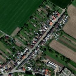 Satellite imagery of [Senice na Hané] church t., CZ