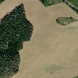 Satellite imagery of [Nedrahovice-Radeč] chapel sanctus t., CZ