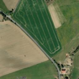 Satellite imagery of [Nedrahovice-Radeč] chapel sanctus t., CZ