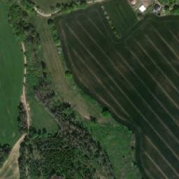 Satellite imagery of [Snět] church t., CZ