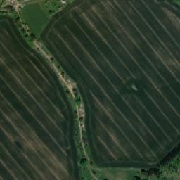 Satellite imagery of [Snět] church t., CZ