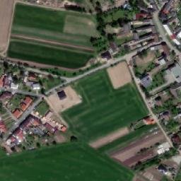 Satellite imagery of [Senice na Hané] church t., CZ