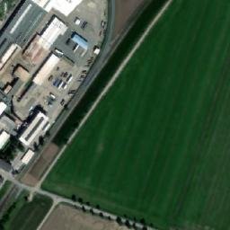Satellite imagery of [Senice na Hané] factory chimney, CZ