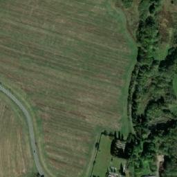 Satellite imagery of [Spálené Poříčí] church t., CZ