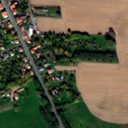 Satellite imagery of [Čechtice] church sanctus t., CZ