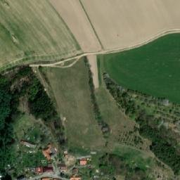 Satellite imagery of [Chrastavec] church t., CZ