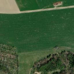 Satellite imagery of [Chrastavec] church t., CZ