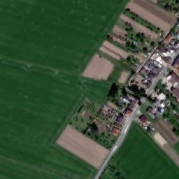 Satellite imagery of [Senice na Hané] church t., CZ