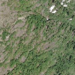 Satellite imagery of Popsicle Peak, CA