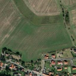 Satellite imagery of [Spálené Poříčí] church t., CZ