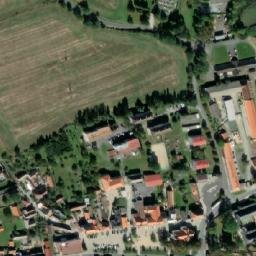 Satellite imagery of [Spálené Poříčí] church t., CZ