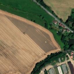 Satellite imagery of [Neustupov] church t., CZ