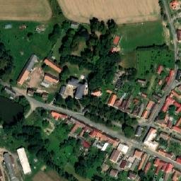 Satellite imagery of [Neustupov] church t., CZ