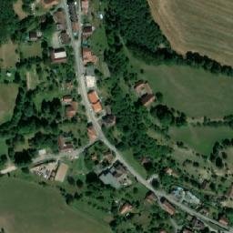 Satellite imagery of [Vítějeves] church t., CZ
