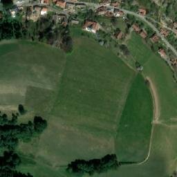 Satellite imagery of [Chrastavec] church t., CZ