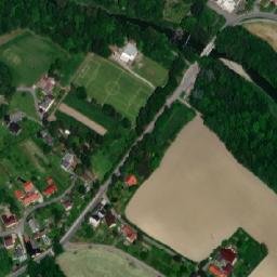 Satellite imagery of [Kopřivnice-Větřkovice] church t., CZ