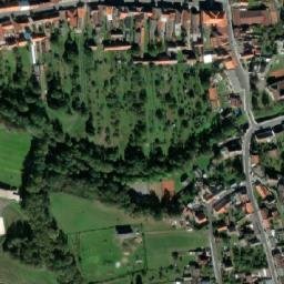 Satellite imagery of [Spálené Poříčí] church t., CZ