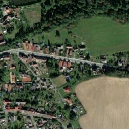Satellite imagery of [Spálené Poříčí] church t., CZ