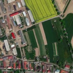 Satellite imagery of [Žižkovo Pole] church t., CZ