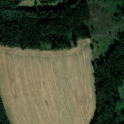 Satellite imagery of [Chrastavec] church t., CZ