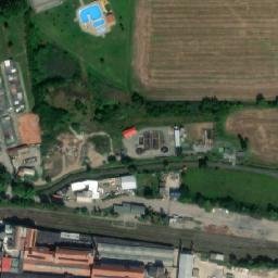 Satellite imagery of [Velké Opatovice] fireclay factory chimney, CZ