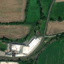 Satellite imagery of [Velké Opatovice] fireclay factory chimney, CZ