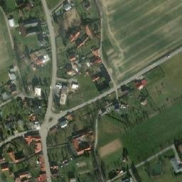 Satellite imagery of [Bernartice nad Odrou] church t., CZ