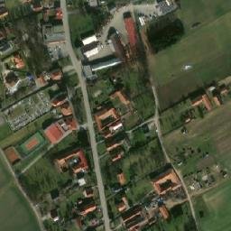 Satellite imagery of [Bernartice nad Odrou] church t., CZ